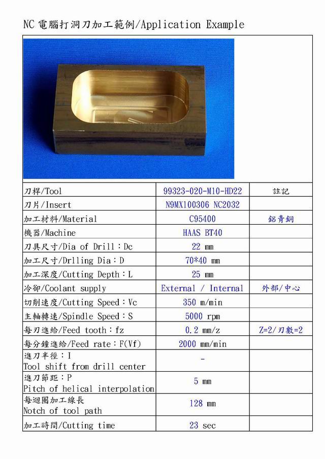 Nine9 N C 電腦打洞刀加工實例-3