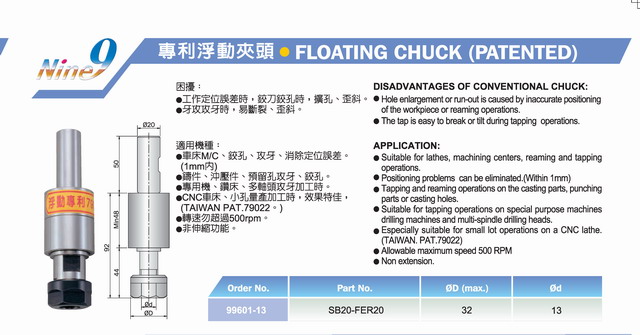 Nine9 99601-13 車床小孔量產最佳方式